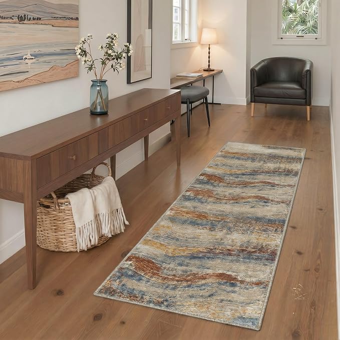 BEIMO 5x7 Rugs for Living Room Bedroom, Machine Washable Modern Abstract Soft - Image 4