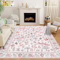 DUKINO 6x9 Rug, Washable Animal Living Room Rug by DUKINO