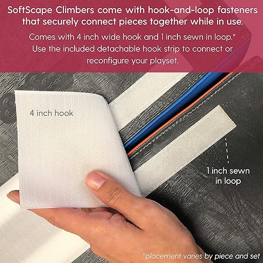 Factory Direct Partners 12366-CTPU SoftScape Playtime Corkscrew Climber for Infants and Toddlers, Colorful Beginner Soft Foam Structure for Indoor Active Play (5-Piece Set) - Contemporary/Purple