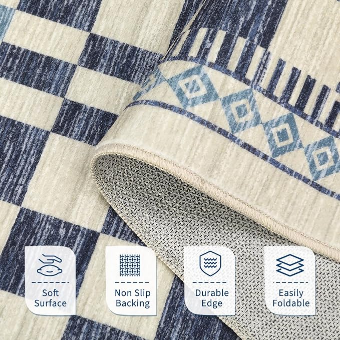 GarveeHome Area Rug 8x10 for Dining Bedroom Machine Washable Easy-Clean Rugs - Image 4