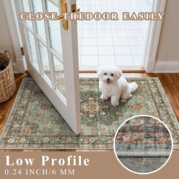 TOPRUUG Washable Oriental Area Rug - Image 2