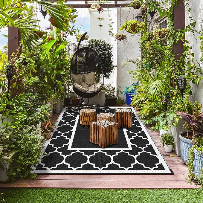 GENIMO 6' x 9' Outdoor Rug Waterproof - Image 5
