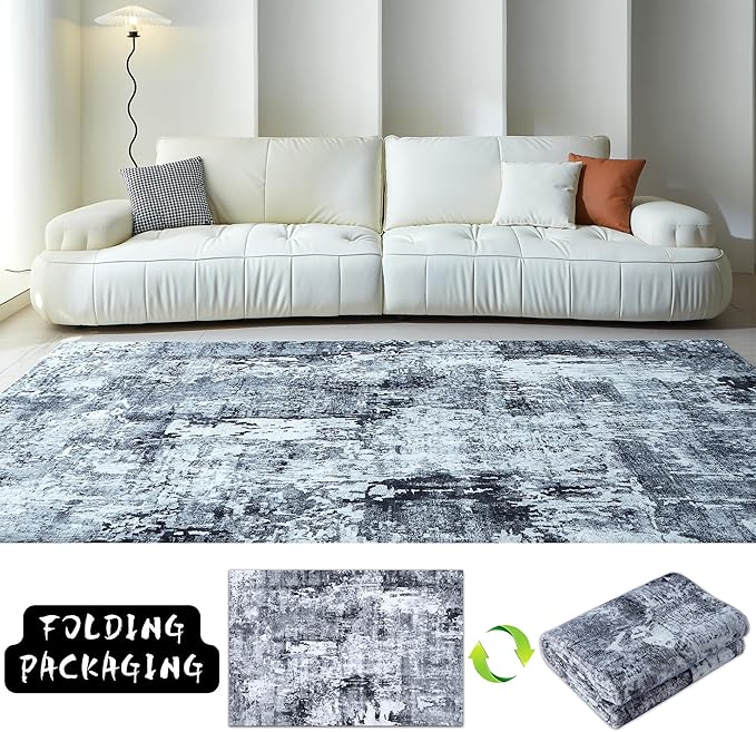 Rugcomf 3x5 Washable Boho Soft Area Rug - Image 5