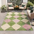 GENIMO Outdoor & Indoor Area Rug 5'x7', Waterproof, Non-Shedding, Easy Cleaning by GENIMO