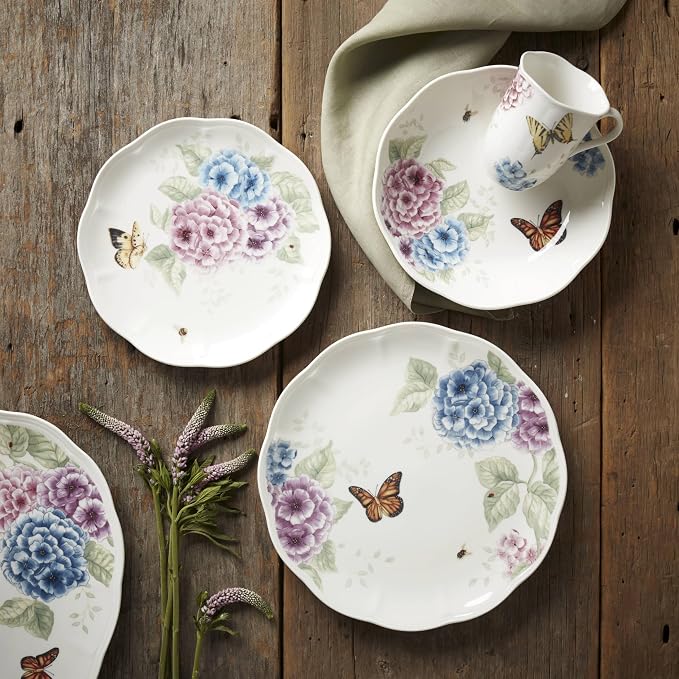 Lenox Butterfly Meadow Hydrangea Pasta Bowl, 1.60 LB - Image 3
