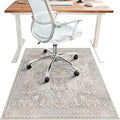 48"x60" Office Chair Mat for Hardwood Tile Floor, Under Desk Carpet Protector by BESBLEE