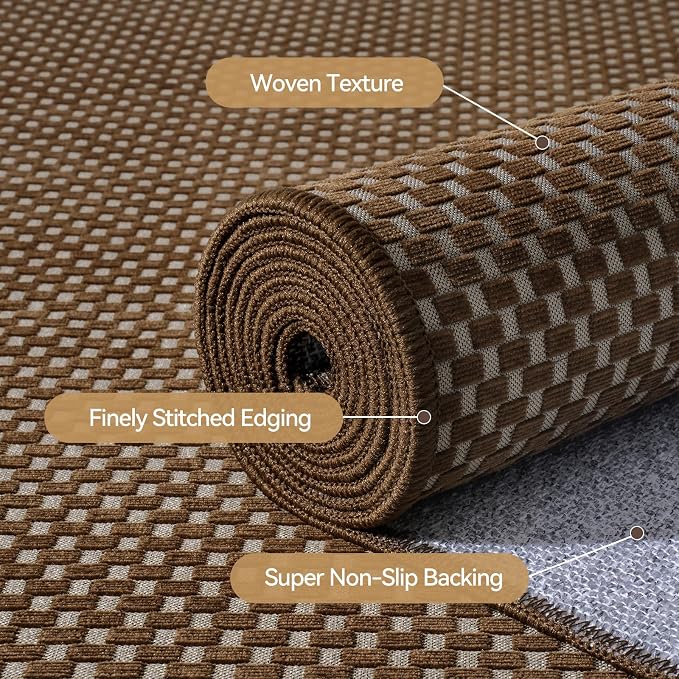YDKGL 2x8 ft Hallway Runner Rug Extra Long Boho Woven Kitchen Runner Rugs Mat - Image 5
