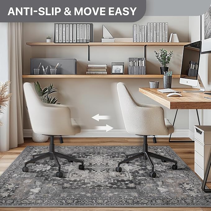 36"x60" Office Chair Mat for Hardwood Tile Floor, Under Desk Carpet Protector - Image 5