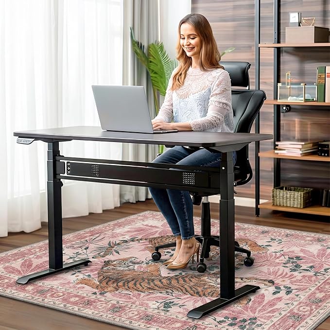 48"x60" Office Chair Mat for Hardwood Tile Floor, Under Desk Carpet Protector - Image 2