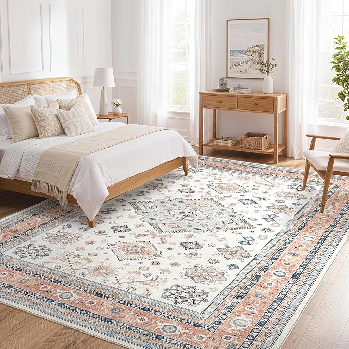 Vintage Living Room Area Rug 9x12 - Image 8