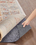 Veken Non Slip Cushioned Rug Pad Gripper 10 x 14 Ft, Felt and Silicone Backing by Veken