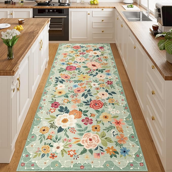 DUKINO 3x8 Runner Rug, Washable Rug - Image 6
