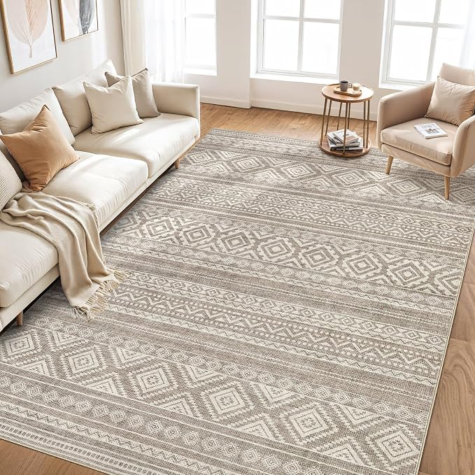 cotiled 10x12 Area Rugs Living Room Rug: Washable Boho Rugs - Image 6
