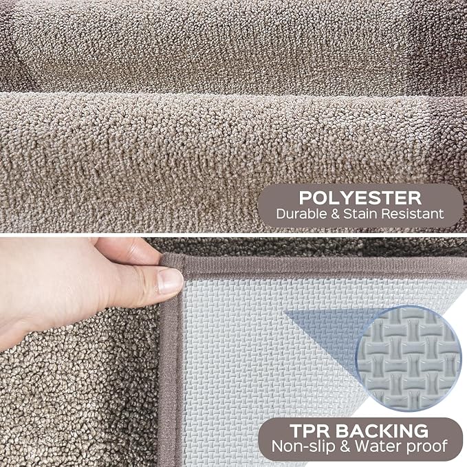 Machine Washable Kitchen Rug 32" x 72", Non Slip Indoor Door Rug, Absorbent - Image 3