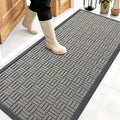 OLANLY Front Door Mat Outside Entrance 59x23, Heavy Duty Sturdy Natural Rubber by OLANLY
