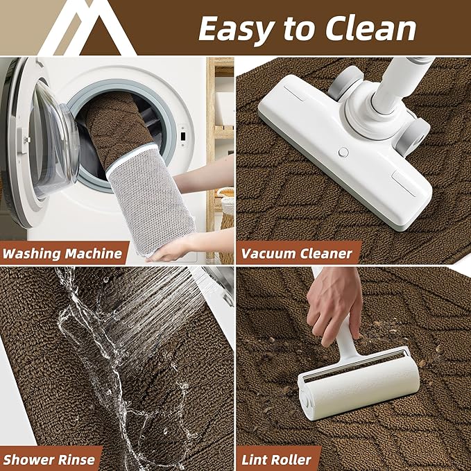 COSY HOMEER Kitchen Rugs 24"x35" Non-Slip Washable Kitchen Mats - Image 7