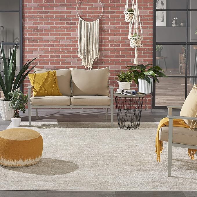 Nourison Home Nourison Essentials Ivory Beige 8' x 11' Area Rug - Image 4