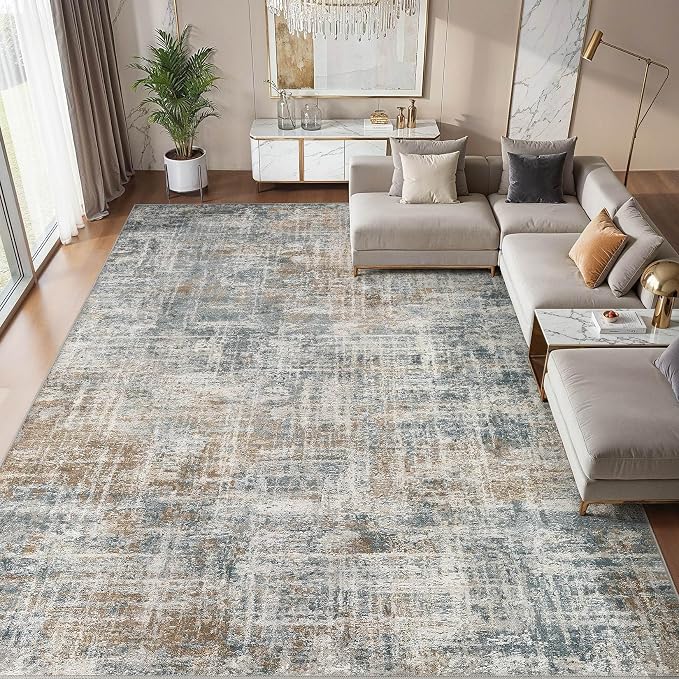 cotiled Washable 7x9 Area Rug for Living Room by COTILED