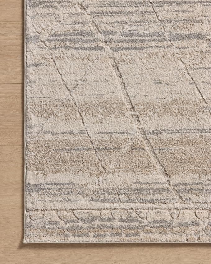 Loloi Amber Lewis Monty Collection MOT-02 Ivory/Natural 2'-7" x 8'-0", .50" - Image 6