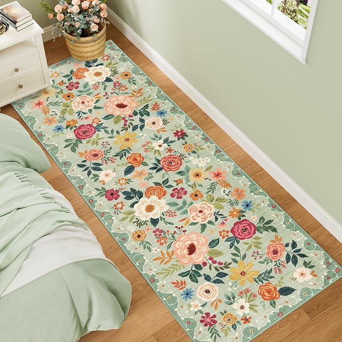 DUKINO 2x6 Kitchen Runner Rug for Hallway, Washable Runner Rug - Image 3