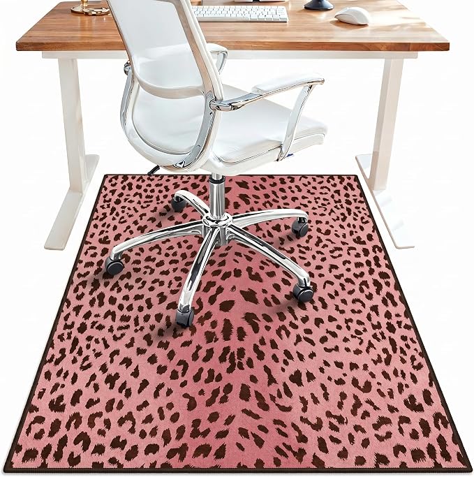 36"x48" Office Chair Mat for Hardwood Tile Floor, Under Desk Carpet Protector by BESBLEE