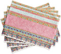 Maison d' Hermine Placemats Set of 4 Reusable 100% Combed Cotton | Cloth Place by MaisondHermine