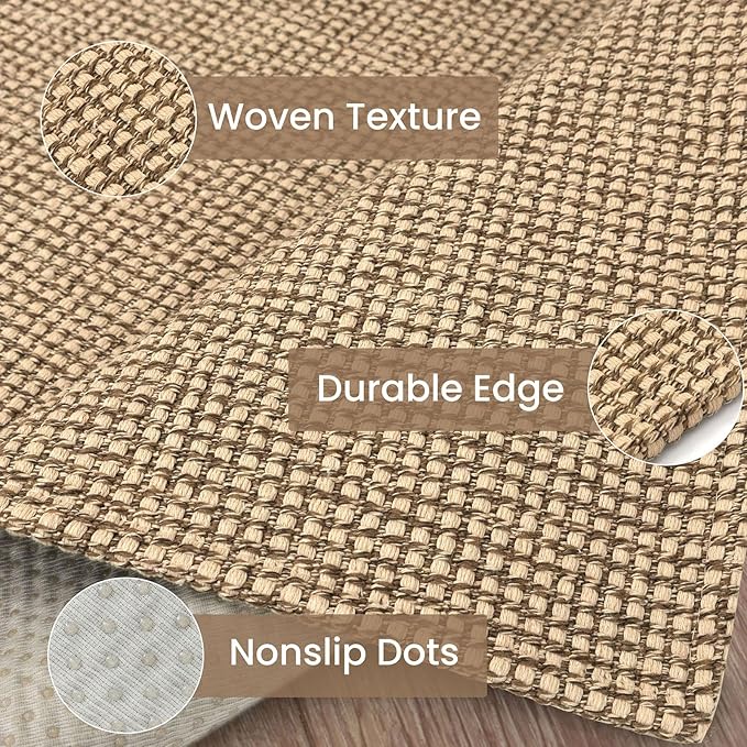 IOHOUZE Washable Exrea Long Hallway Runner Rug 3x14 Non Slip Rubber Backed - Image 6