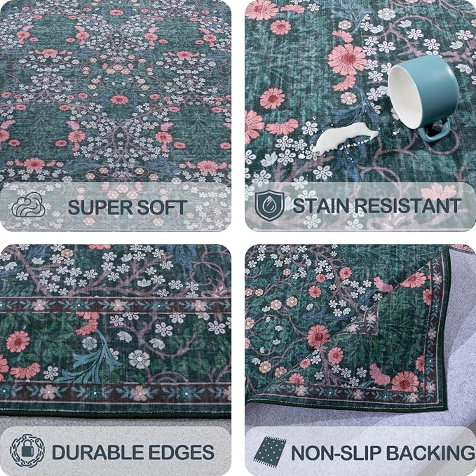 Washable 2'6" x 10' Runners for Hallways, Non Slip Long Floor Runner for Kitchen - Image 7