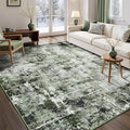Rugflix 5x7 Area Rugs for Living Room, Washable Large Rug Stain-Resistant Low by RugflixAreaRugs