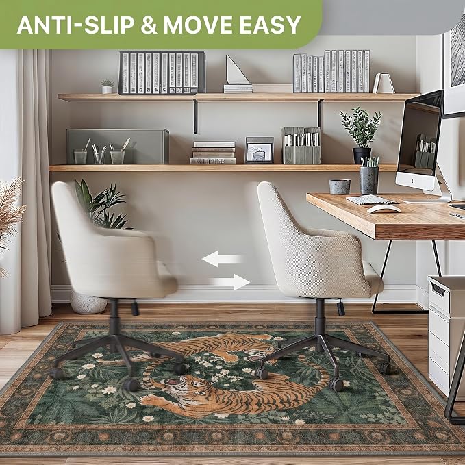 48"x72" Office Chair Mat for Hardwood Tile Floor, Under Desk Carpet Protector - Image 3