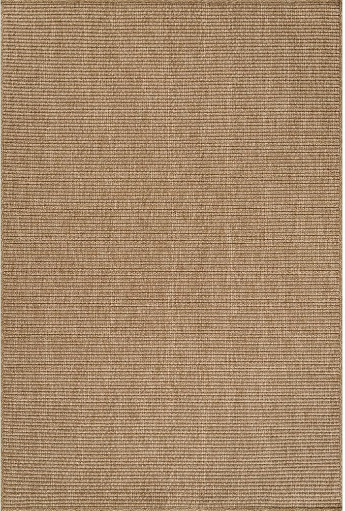 CAMILSON Easy Jute Rug 9x12, Large Indoor Outdoor Natural Color Farmhouse Area - Image 2
