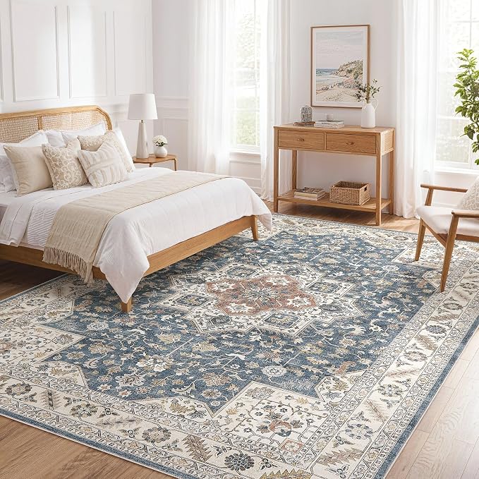Vintage Living Room Area Rug 5x7 - Image 9