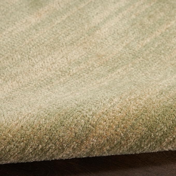 Nourison Home Nourison Essentials Green Gold 2'2" x 10' Area Rug - Image 6