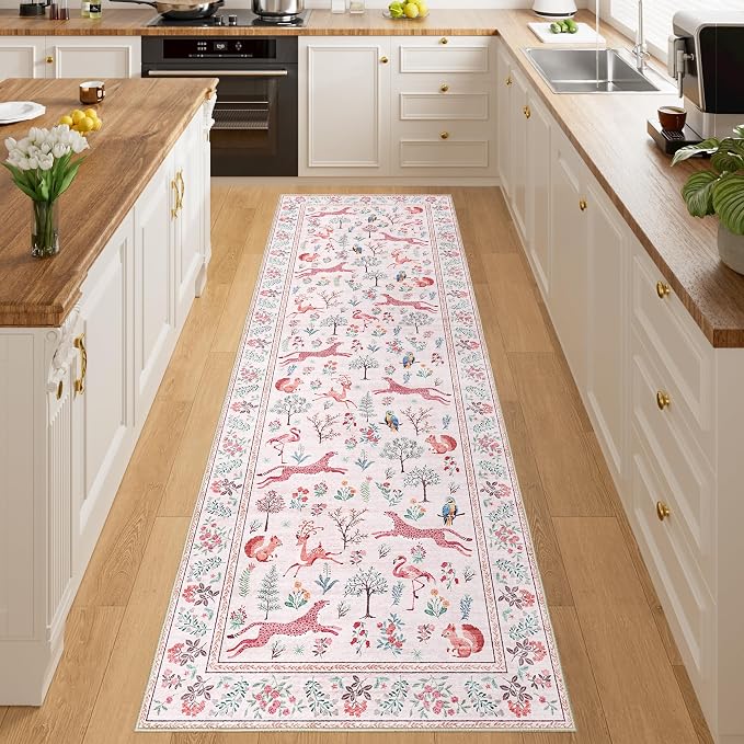 DUKINO 2x10 Rug for Hallway, Washable Kitchen Runner Rug - Image 5