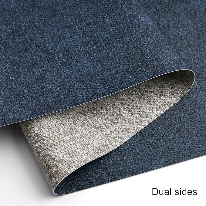 Table Runners 55 Inch Long, Dual-Sided Faux Leather Table Runner | Waterproof - Image 2
