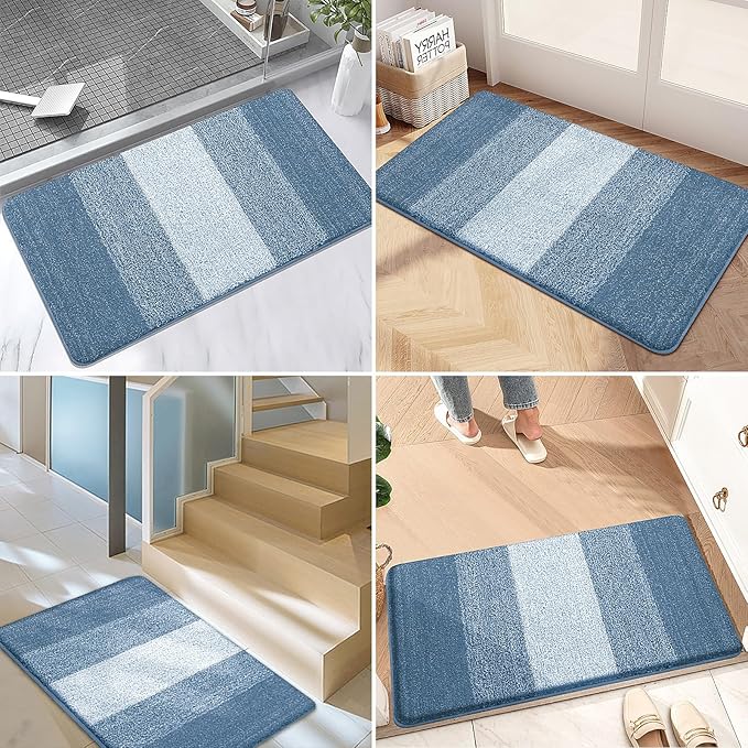Kitinjoy Indoor Outdoor Door Mat, 59x24 Non-Slip Absorbent Dirt Trapper - Image 6