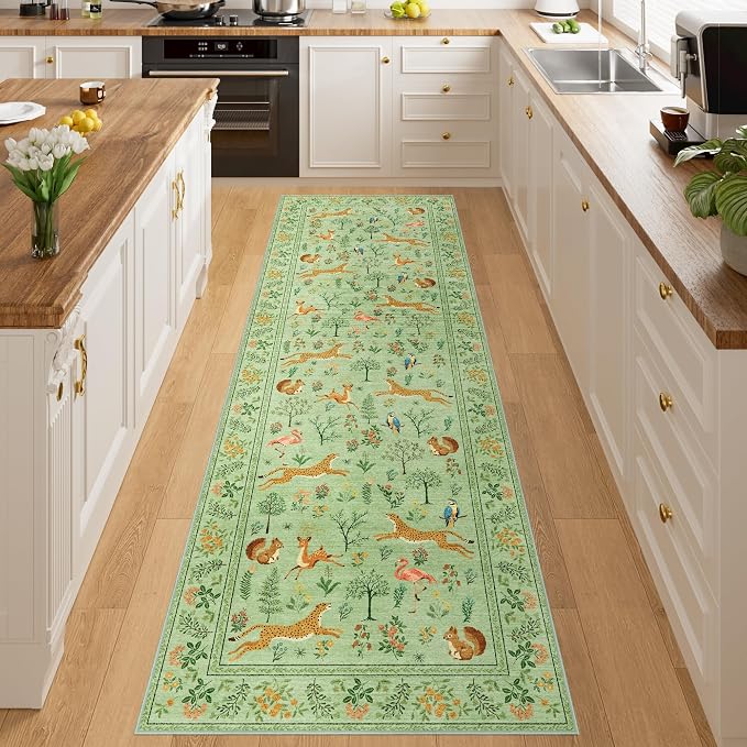 DUKINO 2x6 Rug for Hallway, Washable Kitchen Runner Rug - Image 5