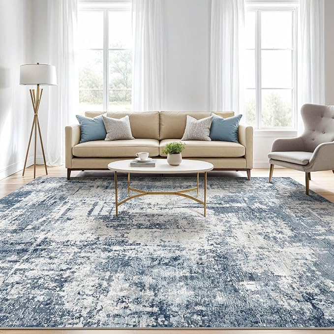 6X9 Area Rugs Living Room: Washable Large Abstract Soft Rug Stain Resistant - Image 5