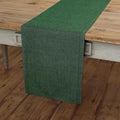 Solino Home 100% Pure Linen Table Runner Green Long, Athena 14 x 132 in | Table by SolinoHome
