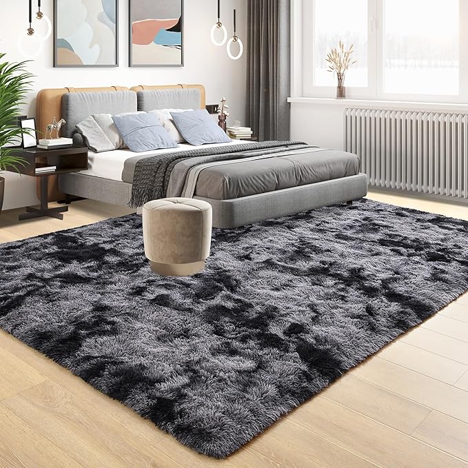 Tepook Fluffy Large Rugs for Living Room, 8x10 Area Rugs for Bedroom, Modern - Image 3