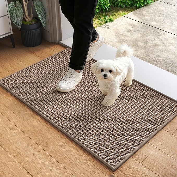 YDKGL Door Mat 17x30, Door Mat Indoor Entrance Dirt Resistant and Absorbent by YDKGL