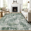 8x10 Area Rugs Living Room: Washable Large Abstract Soft Stain Resistant Indoor by LOONGRUG
