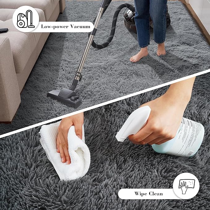 yongyangjuxin Fluffy Rug Shag Area Rug, Super Soft Shag Rugs - Image 7