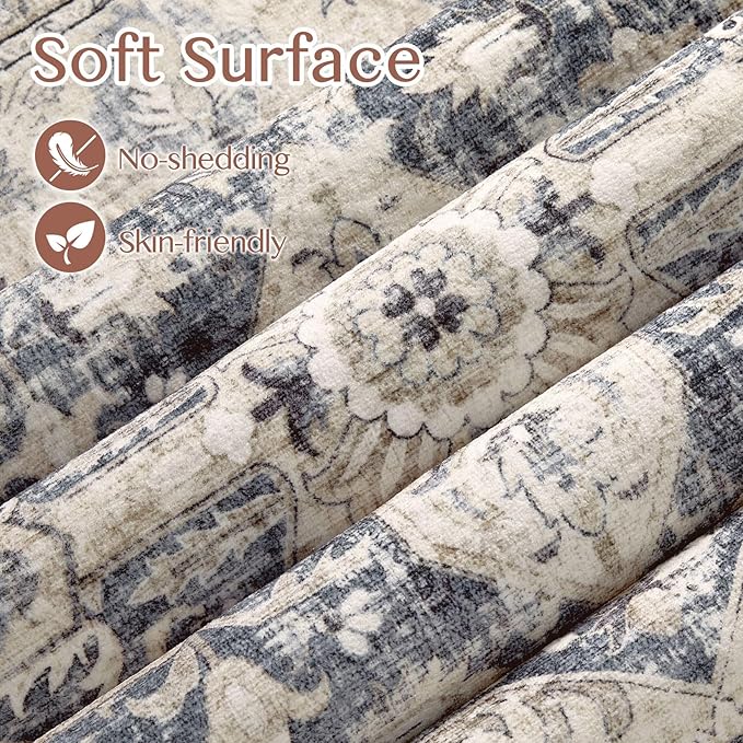 Tortania Area Rug 3x10 Runner Rugs - Image 6