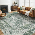 6x8 Area Rug Living Room: Washable Large Abstract Soft Stain Resistant Indoor by LOONGRUG