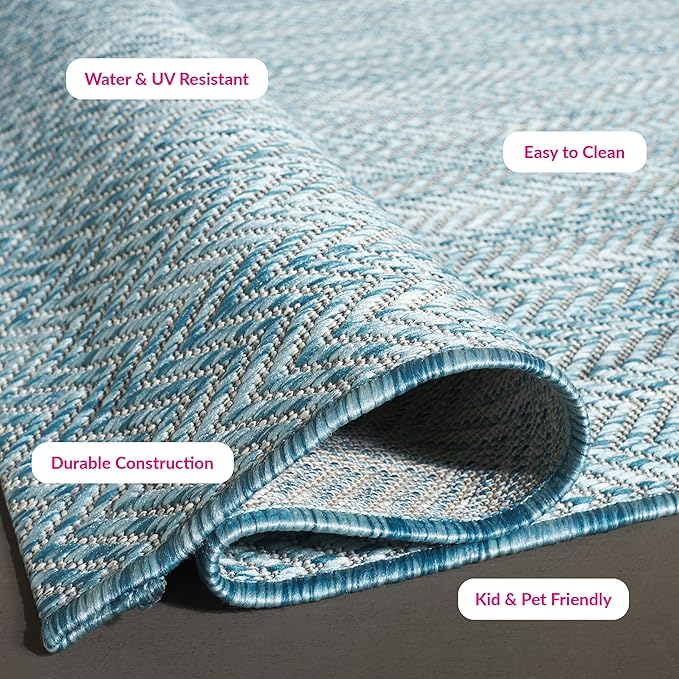 SAFAVIEH Outdoor Area Rug 8x10 - Image 7