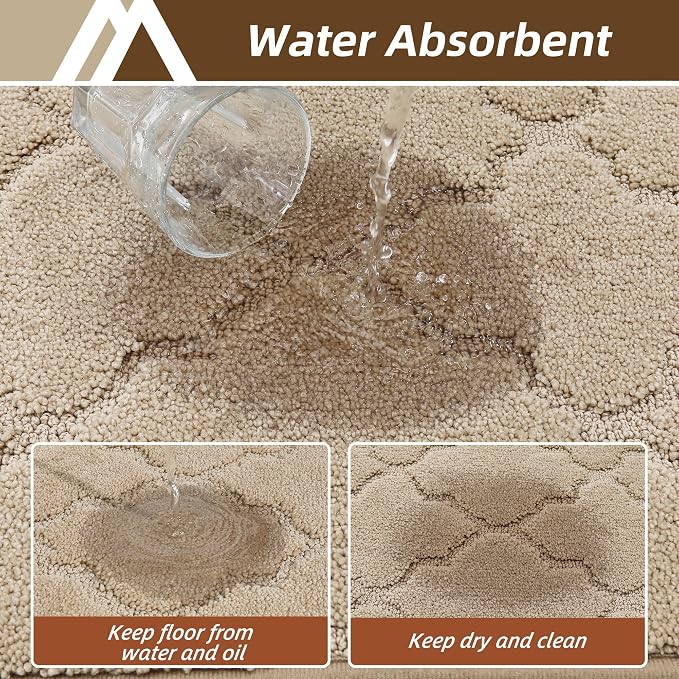 COSY HOMEER Kitchen Rugs 24"x60" Non-Slip Washable Kitchen Mats - Image 4