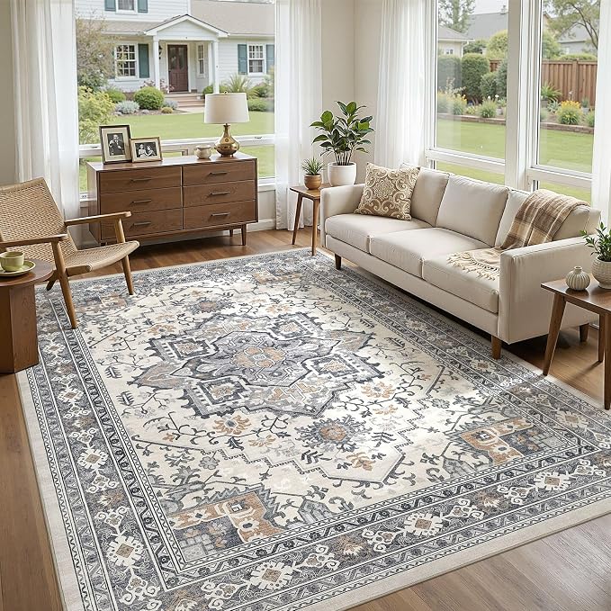 UERMEI 8x10 Area Rug Living Room Rugs - Image 5