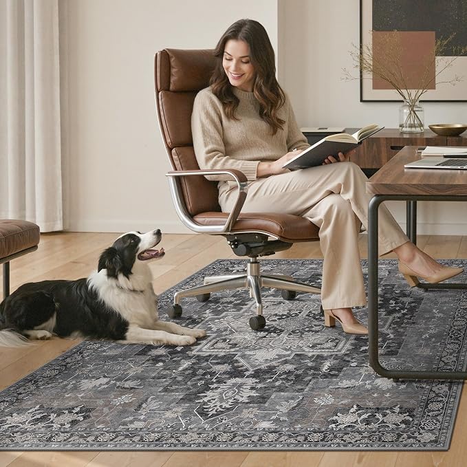 36"x60" Office Chair Mat for Hardwood Tile Floor, Under Desk Carpet Protector - Image 7