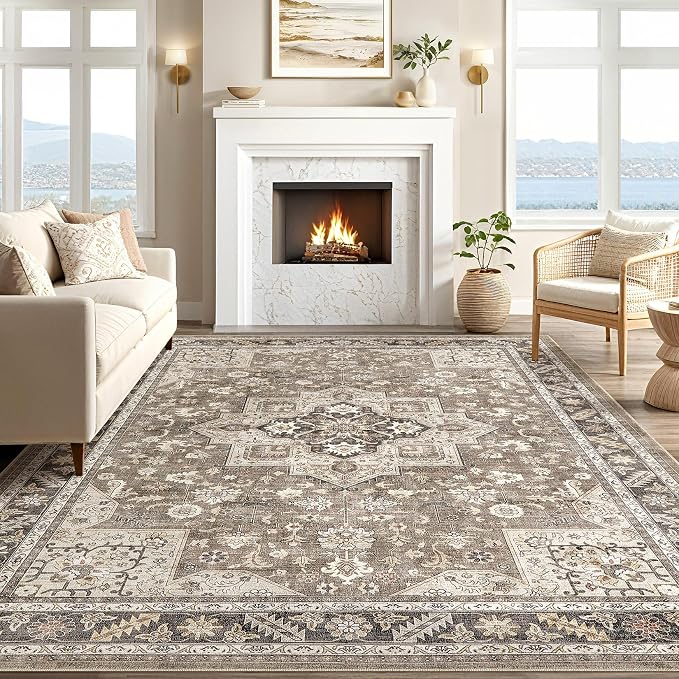 Vintage Living Room Area Rug 9x12 - Image 6